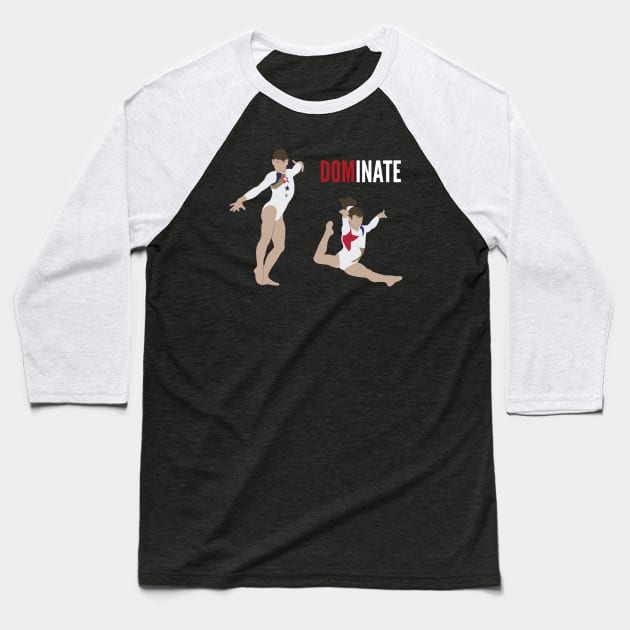 DOMinate Baseball T-Shirt by Flipflytumble